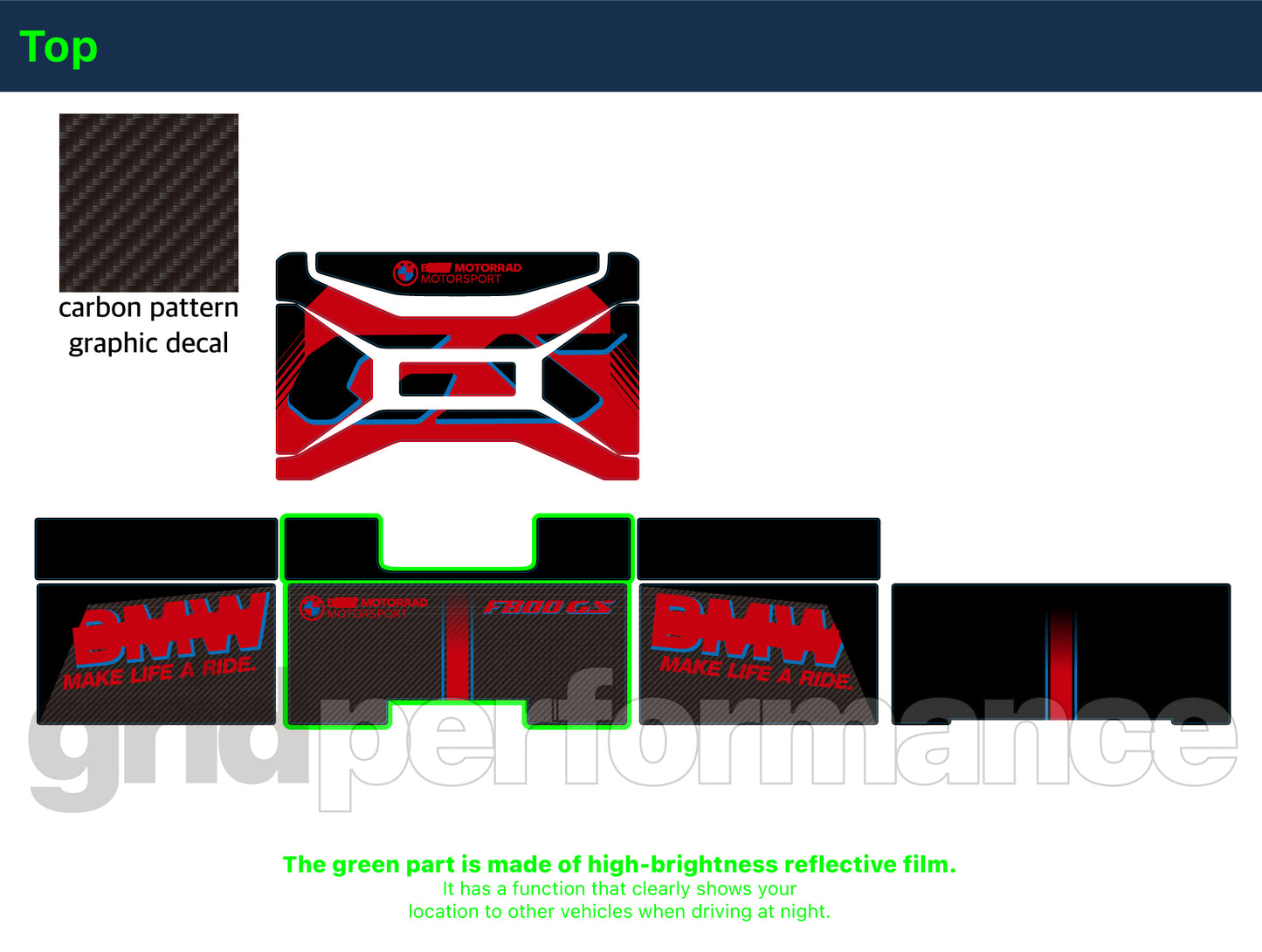 F800GS Graphic Full Decal Vinyl Kit (2-5)