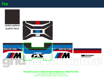 F800GS Graphic Full Decal Vinyl Kit (3-4)