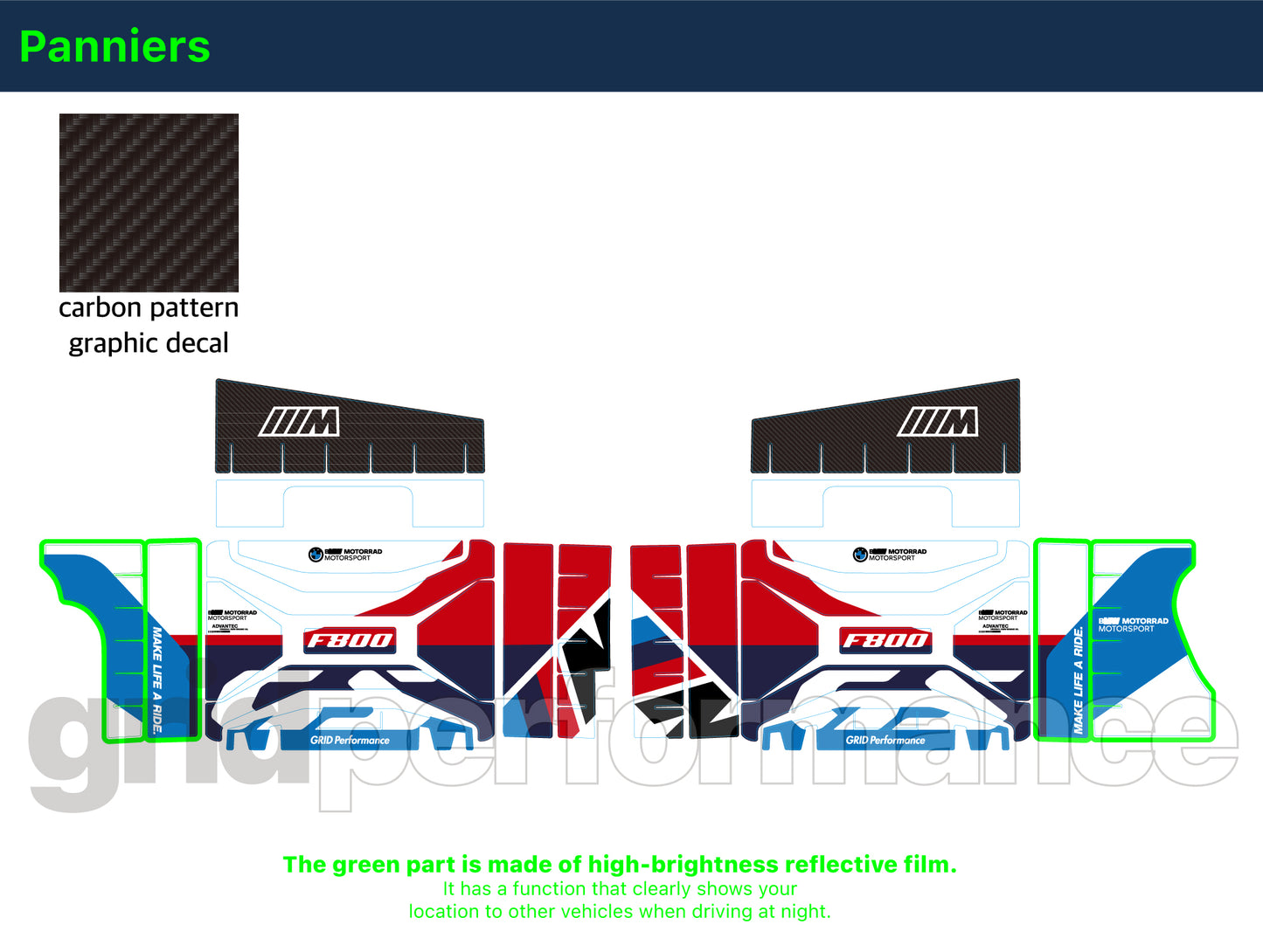 F800GS Graphic Full Decal Vinyl Kit (3-4)