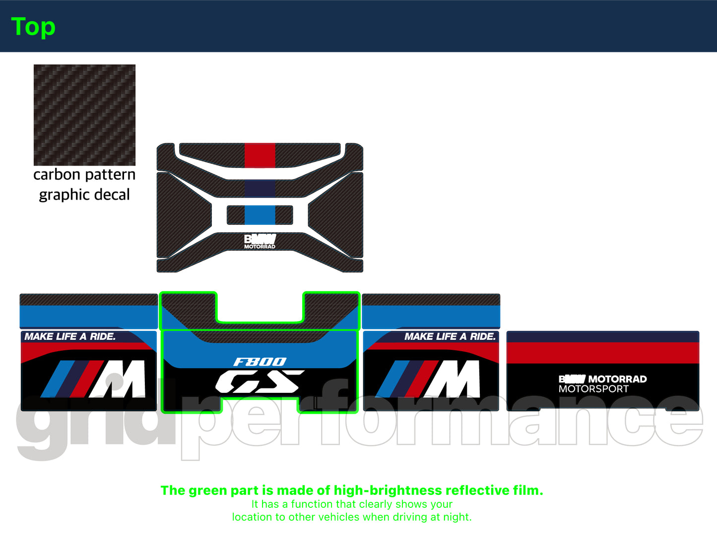 F800GS Graphic Full Decal Vinyl Kit (3-2)
