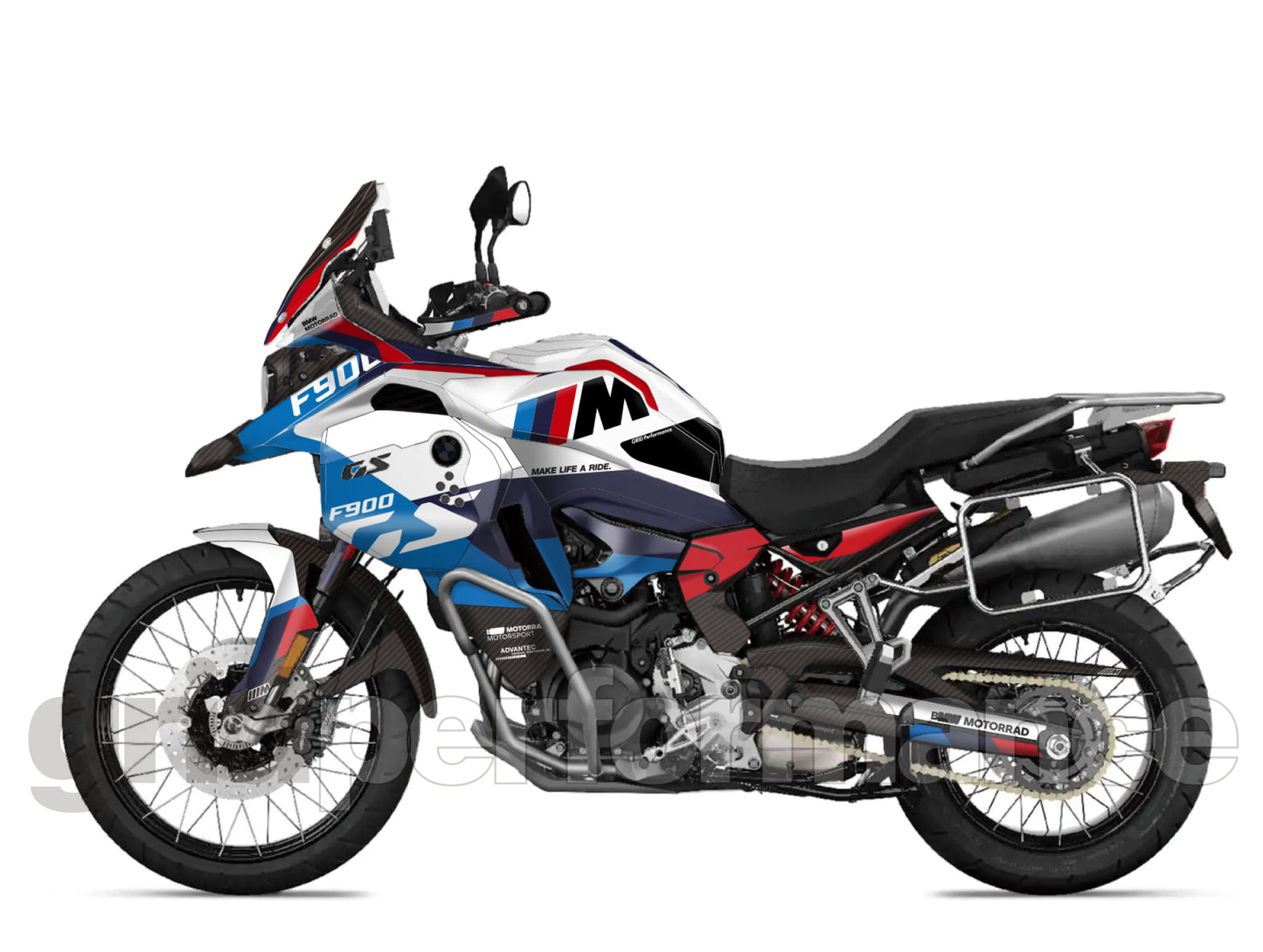 F900GS ADV Adventure Graphic Full Decal Sticker Kit (1-1.M)