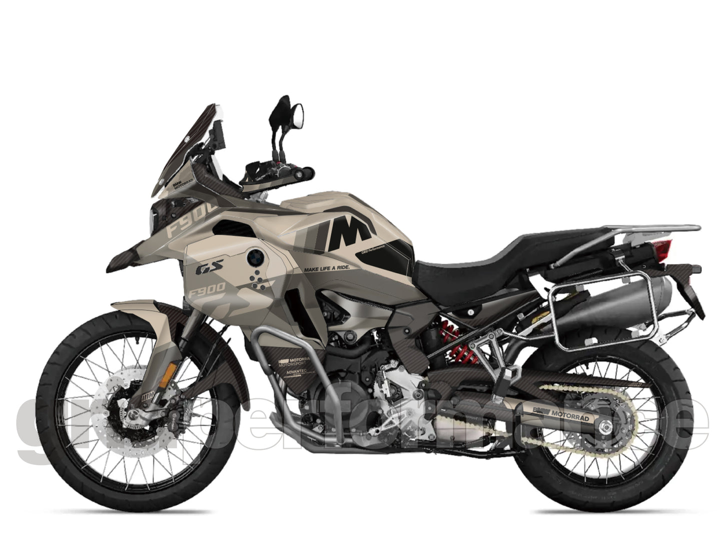 F900GS ADV Adventure Graphic Full Decal Sticker Kit (1-4.M)