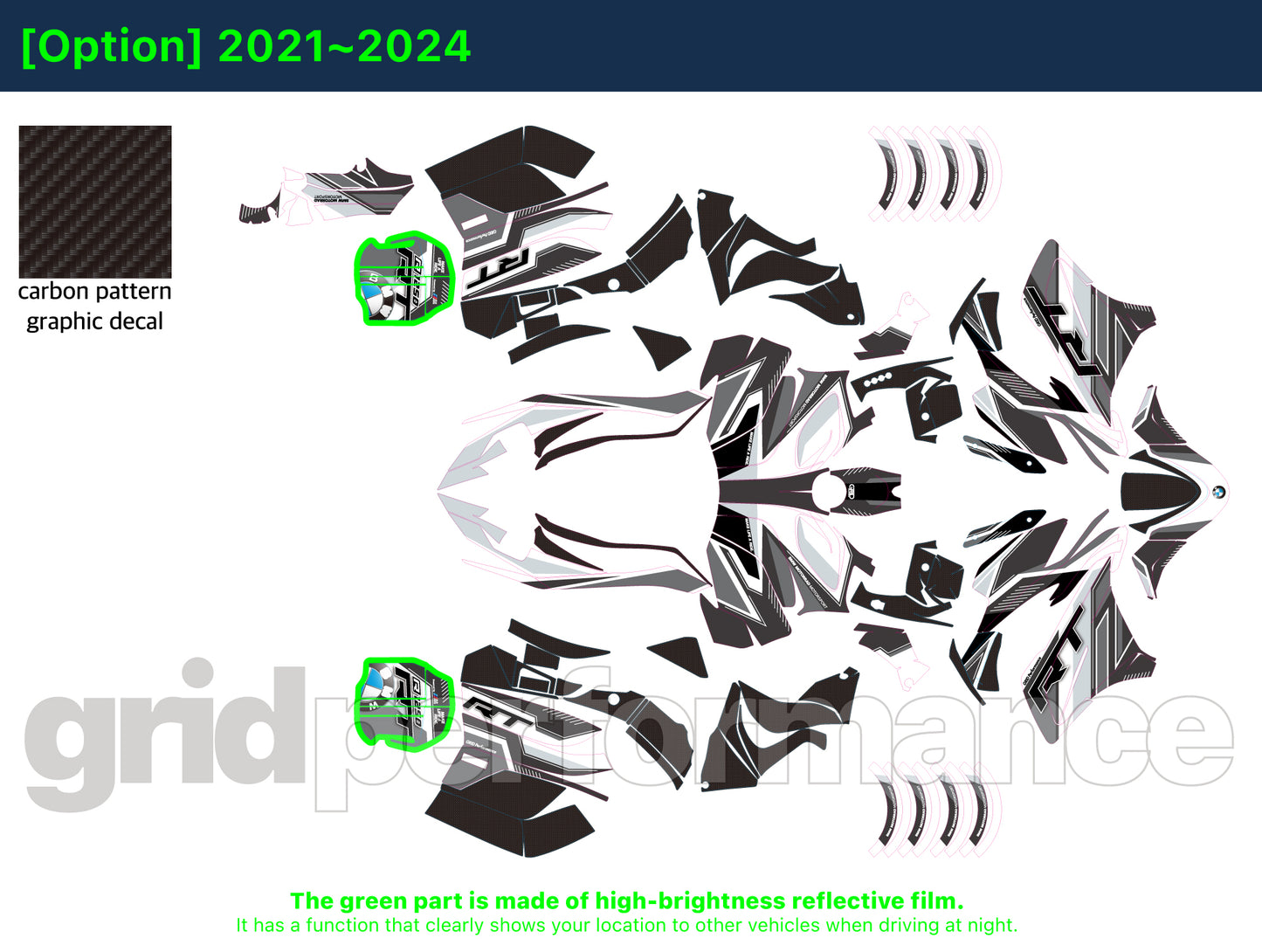R1250RT Graphic Full Decal Kit (3-3)