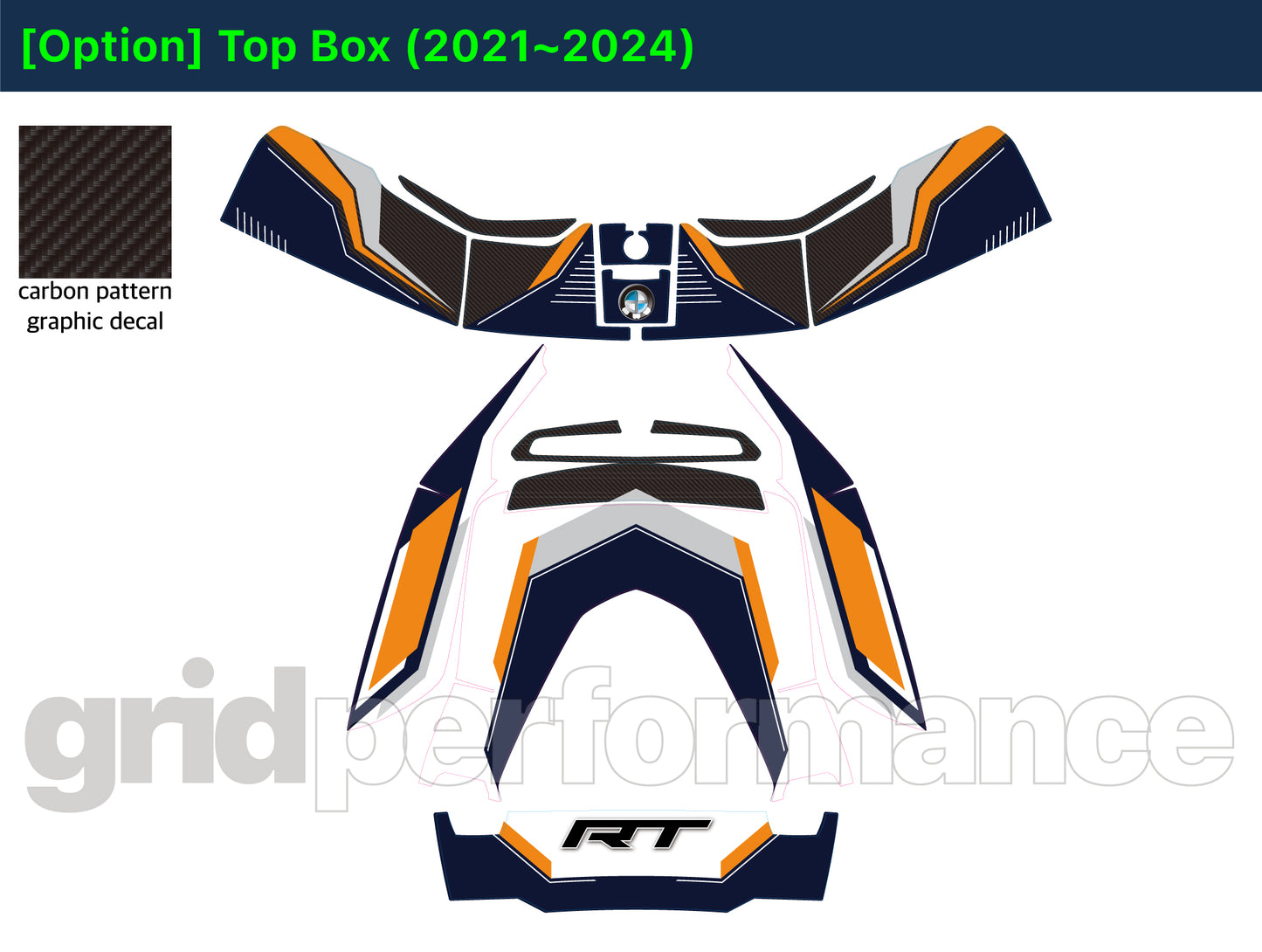 R1250RT Graphic Full Decal Kit (3-4)