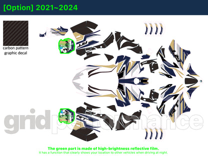 R1250RT Graphic Full Decal Kit (3-5)