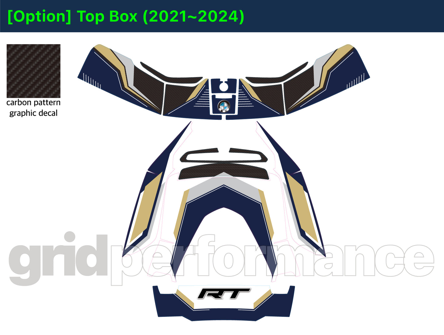 R1250RT Graphic Full Decal Kit (3-5)