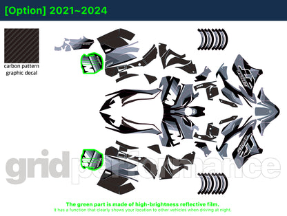 R1250RT Graphic Full Decal Kit (4-3.M)
