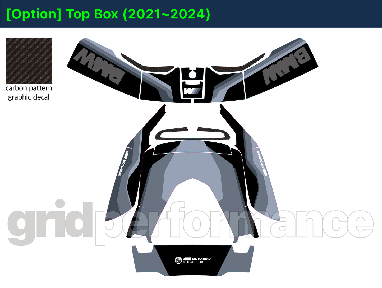 R1250RT Graphic Full Decal Kit (4-3.M)