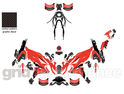 Motorcycle Fairing Decal Vinyl Sticker Kit – For BMW R1300 RS Type (1-1)