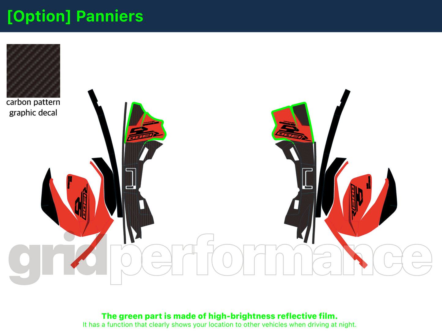 Motorcycle Fairing Decal Vinyl Sticker Kit – For BMW R1300 RS Type (1-1)