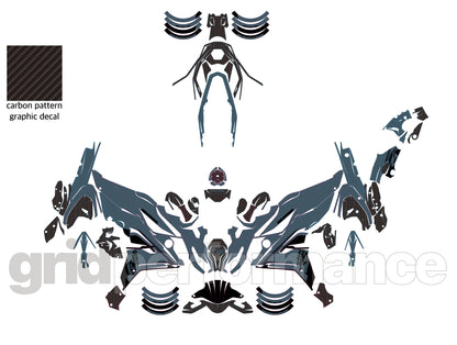 Motorcycle Fairing Decal Vinyl Sticker Kit – For BMW R1300 RS Type (1-2)