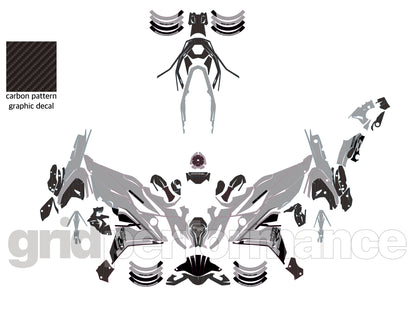 Motorcycle Fairing Decal Vinyl Sticker Kit – For BMW R1300 RS Type (1-3)