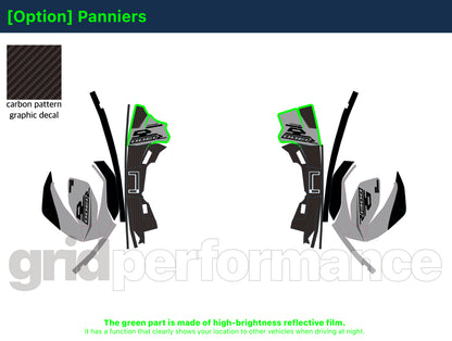 Motorcycle Fairing Decal Vinyl Sticker Kit – For BMW R1300 RS Type (1-3)