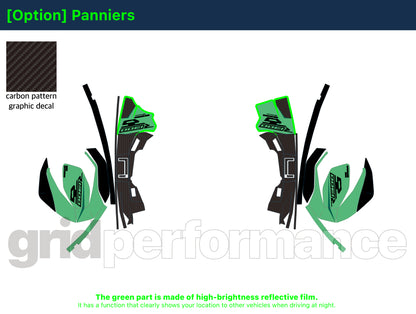 Motorcycle Fairing Decal Vinyl Sticker Kit – For BMW R1300 RS Type (1-4)