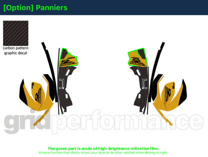 Motorcycle Fairing Decal Vinyl Sticker Kit – For BMW R1300 RS Type (1-6)