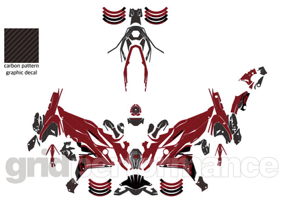 Motorcycle Fairing Decal Vinyl Sticker Kit – For BMW R1300 RS Type (1-7)