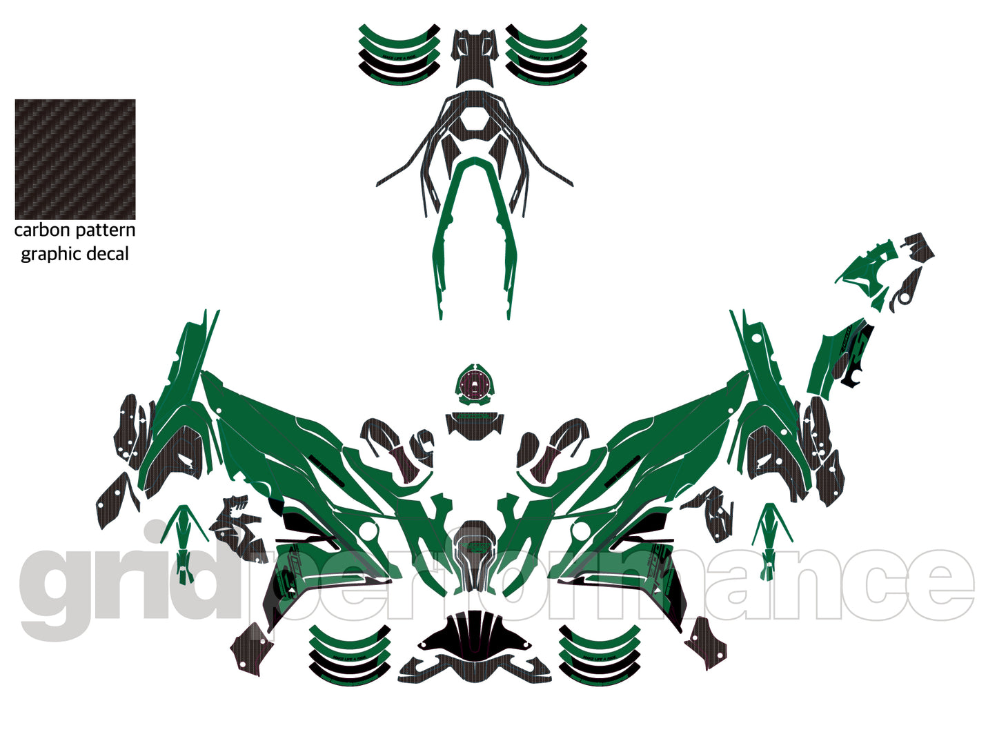 Motorcycle Fairing Decal Vinyl Sticker Kit – For BMW R1300 RS Type (1-9)