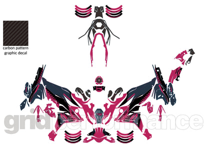 Motorcycle Fairing Decal Vinyl Sticker Kit – For BMW R1300 RS Type (2-11)