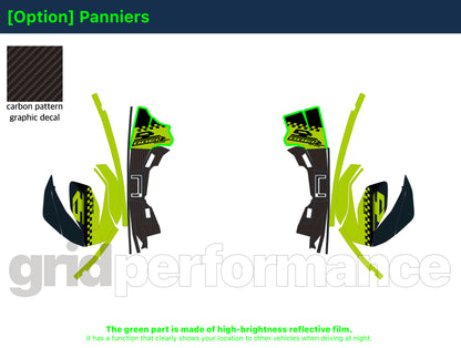 Motorcycle Fairing Decal Vinyl Sticker Kit – For BMW R1300 RS Type (2-2)