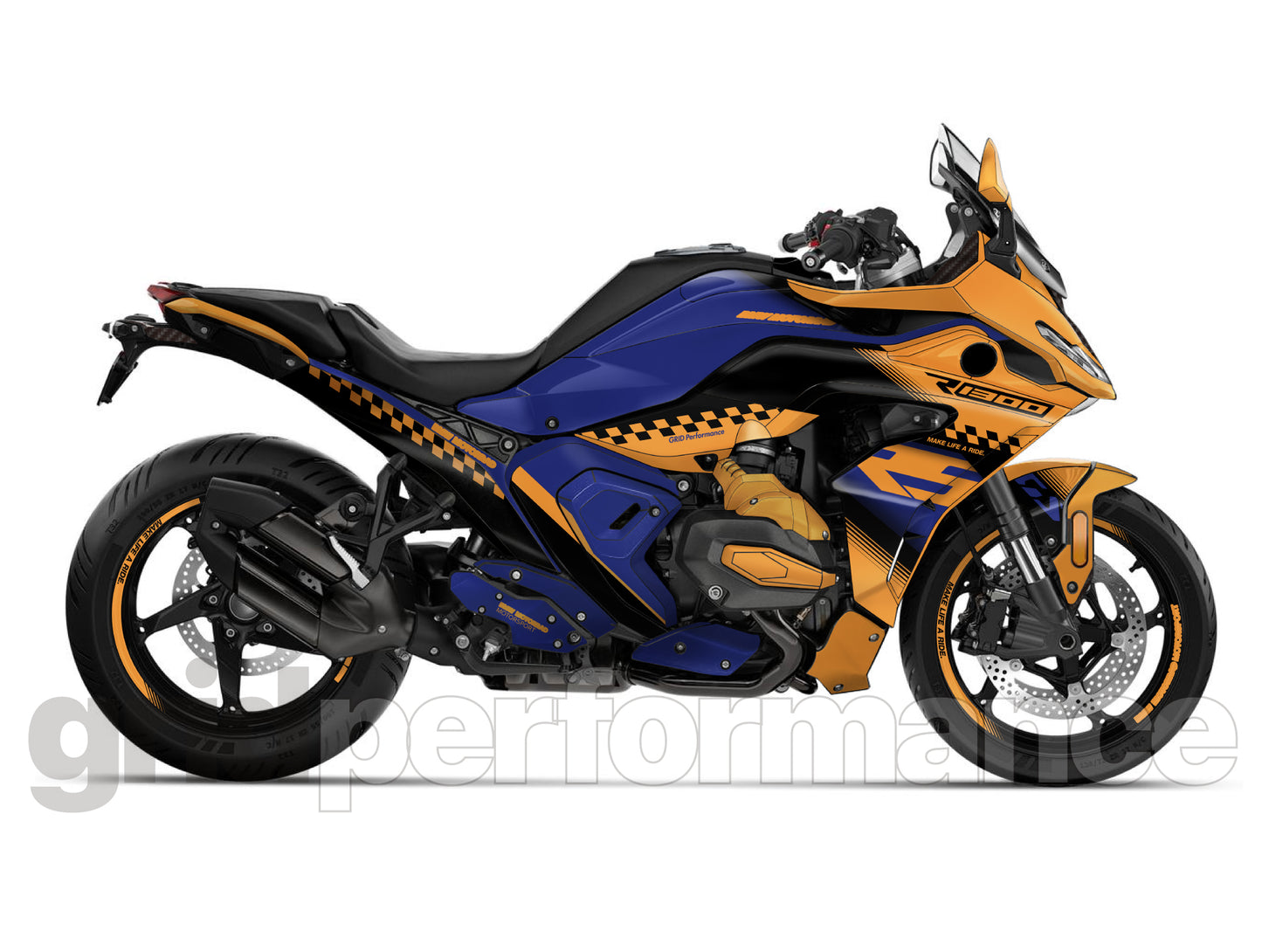 Motorcycle Fairing Decal Vinyl Sticker Kit – For BMW R1300 RS Type (2-3)