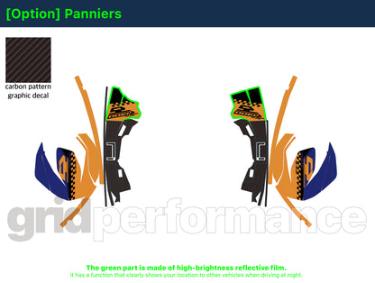 Motorcycle Fairing Decal Vinyl Sticker Kit – For BMW R1300 RS Type (2-3)