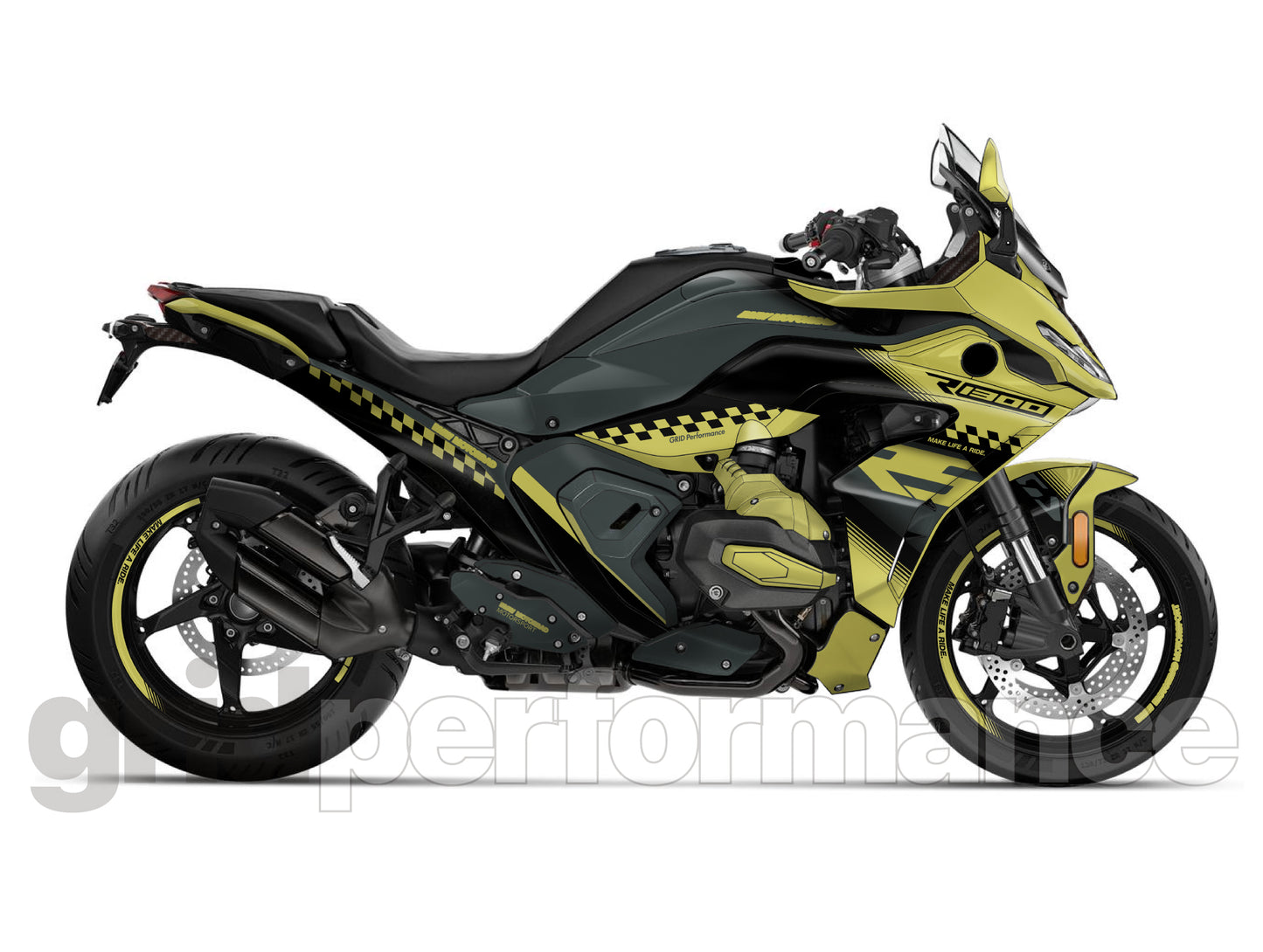 Motorcycle Fairing Decal Vinyl Sticker Kit – For BMW R1300 RS Type (2-4)