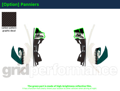 Motorcycle Fairing Decal Vinyl Sticker Kit – For BMW R1300 RS Type (2-8)