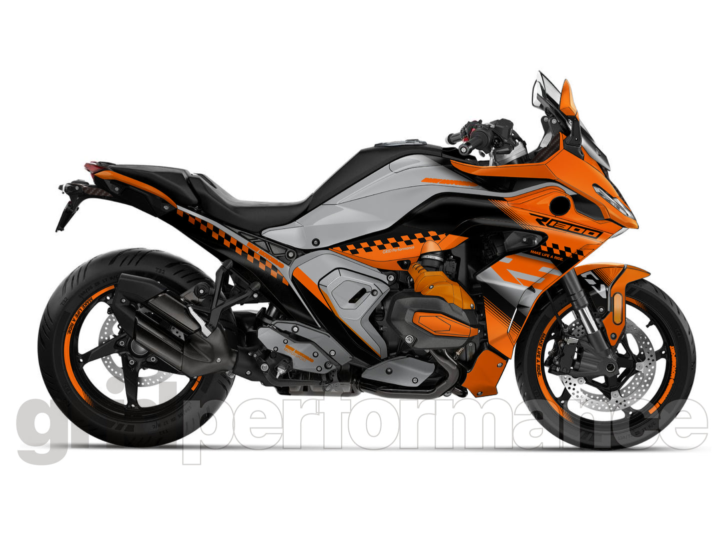 Motorcycle Fairing Decal Vinyl Sticker Kit – For BMW R1300 RS Type (2-9)