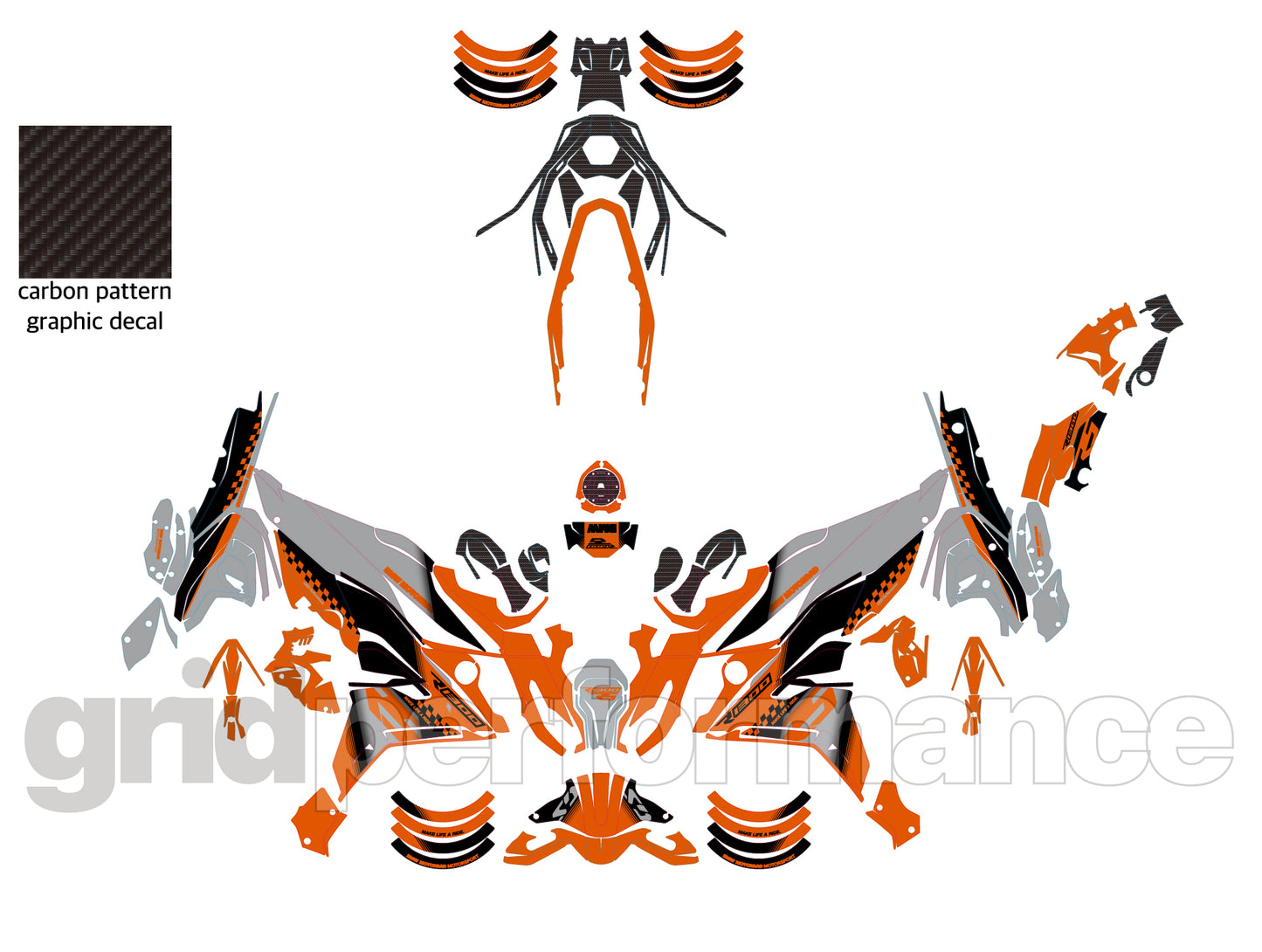 Motorcycle Fairing Decal Vinyl Sticker Kit – For BMW R1300 RS Type (2-9)