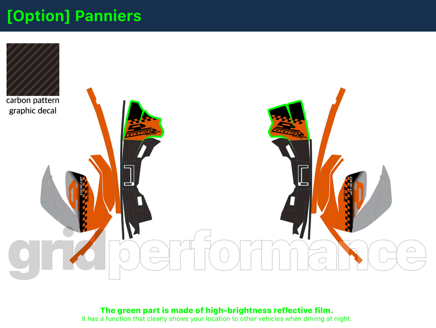 Motorcycle Fairing Decal Vinyl Sticker Kit – For BMW R1300 RS Type (2-9)