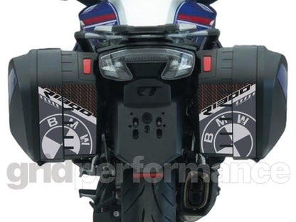BMW R1300RT Pannier & Top Box Rear Reflective Decal Sticker (1-4.Gray)