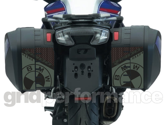 BMW R1300RT Pannier & Top Box Rear Reflective Decal Sticker (1-5.Green)