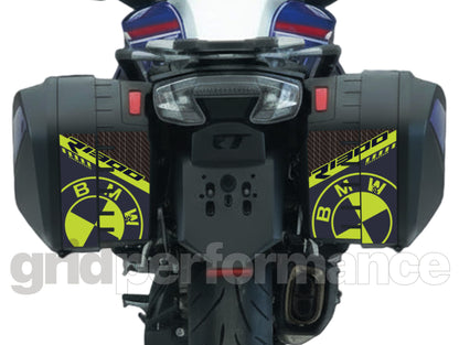 BMW R1300RT Pannier & Top Box Rear Reflective Decal Sticker (1-8.Gray Green)
