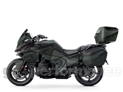 Motorcycle Fairing Decal Kit – For BMW R1300RT Touring Type (1-5.Green)