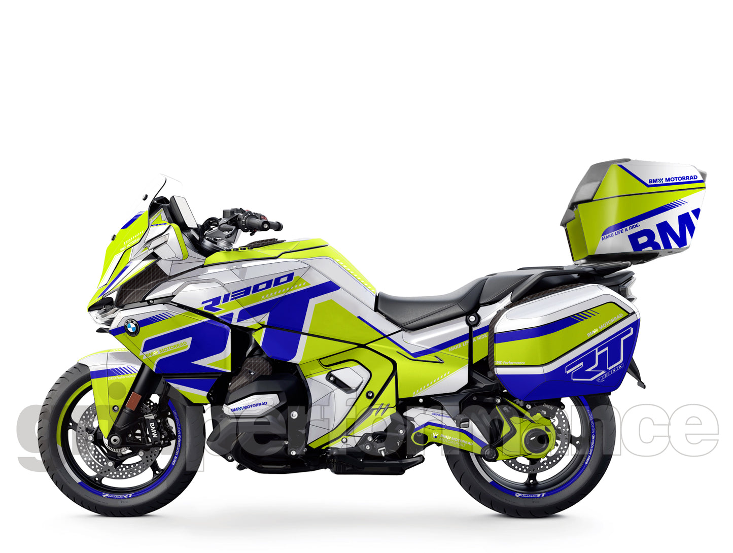 BMW R1300RT Custom Vinyl Graphic Decal Kit (1-7.Blue Green)