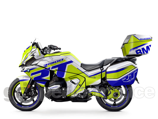 BMW R1300RT Custom Vinyl Graphic Decal Kit (1-7.Blue Green)