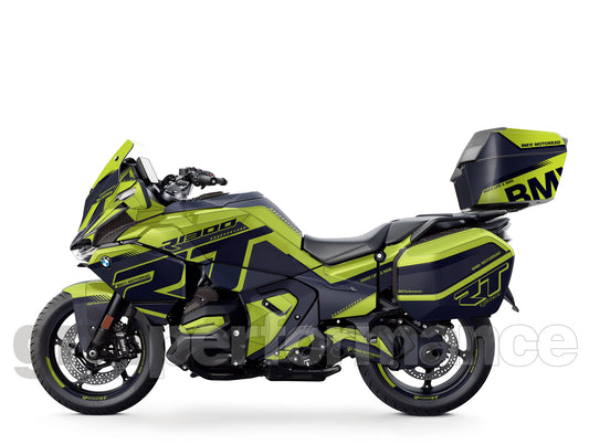 BMW R1300RT Custom Vinyl Graphic Decal Kit (1-8.Gray Green)