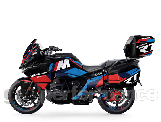 Motorcycle Fairing Decal Vinyl Sticker Kit – For BMW R1300RT Touring Type (2-1.M)