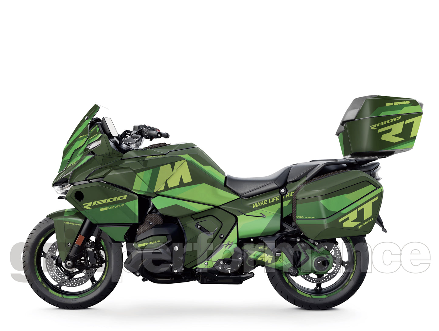 Motorcycle Fairing Decal Vinyl Sticker Kit – For BMW R1300RT Touring Type (2-9.M)