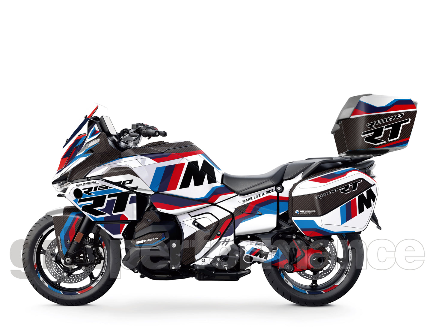 Full Graphic Vinyl Decal Kit For BMW R1300RT (4-2.M)