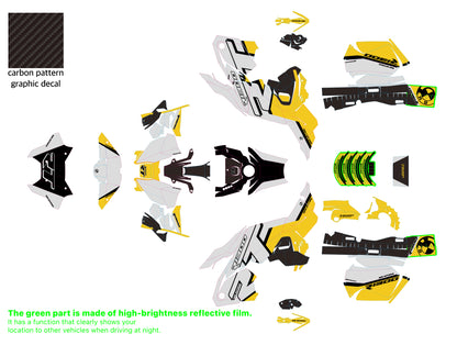 R1300RT Graphic Full Decal Sticker Kit (5-1)
