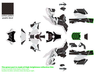 R1300RT Graphic Full Decal Sticker Kit (5-2)