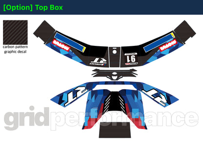 BMW R1300RT Graphic Full Decal Vinyl Sticker Kit (7-1.M Hybrid)