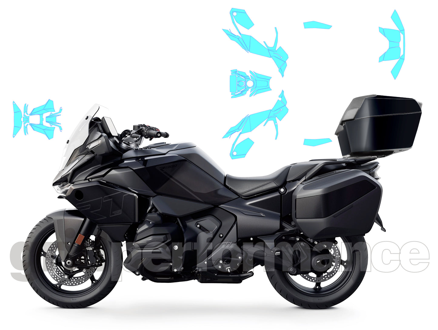 BMW R1300RT Pre-Cut PPF Protection Film