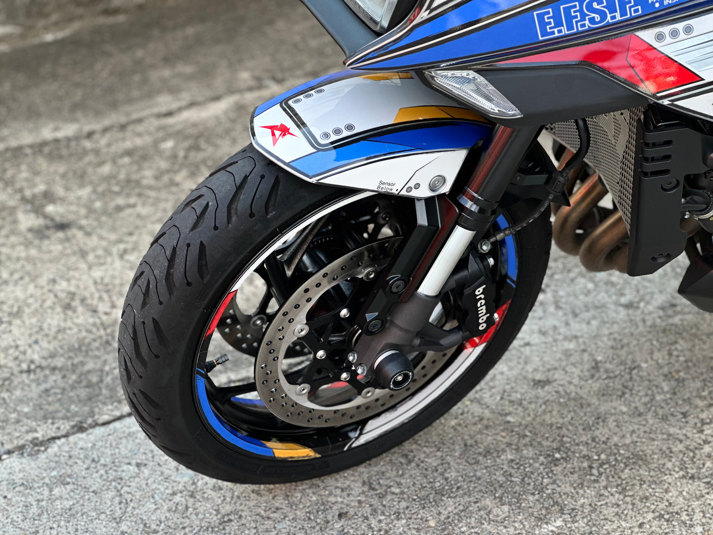 Motorcycle Fairing Decal Vinyl Sticker Kit – For SUZUKI KATANA (1-1.Mecha Style)