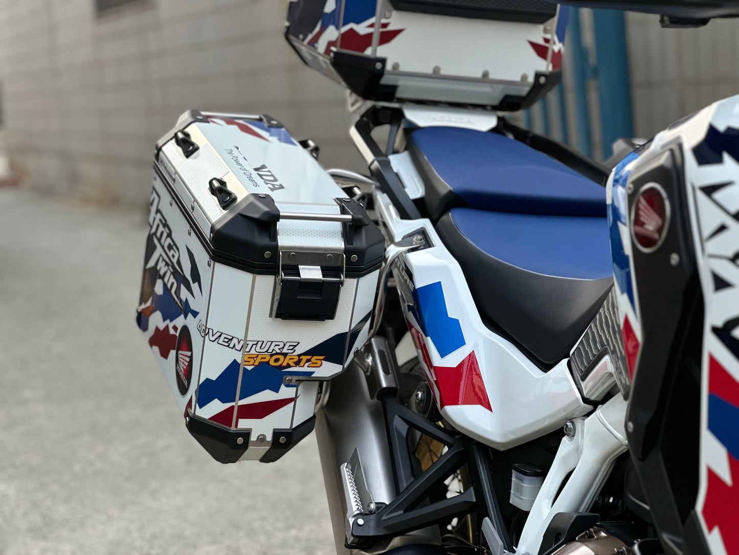 HONDA CBF1100L Africa Twin Adventure Sports  Panniers Top Box  Decal Sticker Kit (1-1.HCAT)
