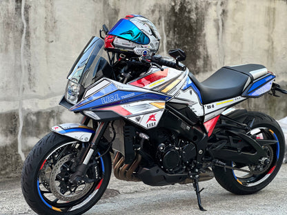 Motorcycle Fairing Decal Vinyl Sticker Kit – For SUZUKI KATANA (1-1.Mecha Style)