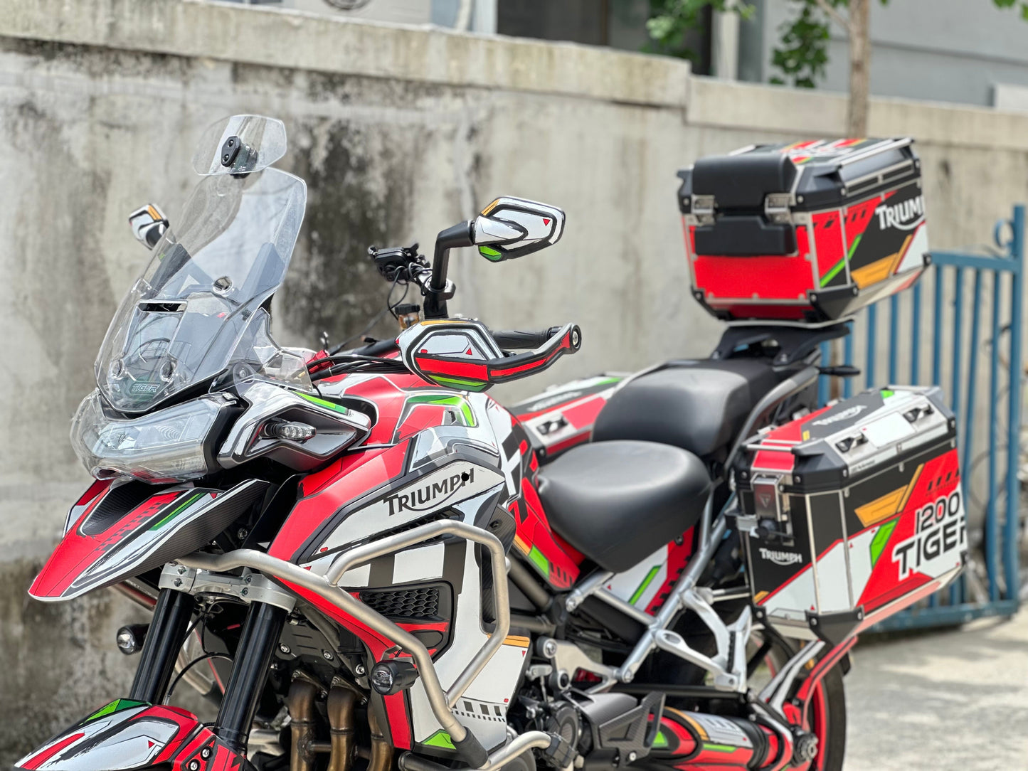 Triumph Tiger 1200 GT Explorer Custom Vinyl Graphic Decal Kit (1-1.Astray)