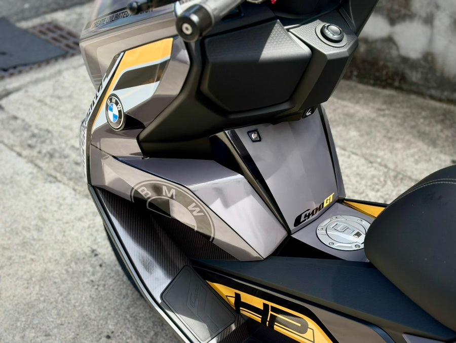 BMW C400GT Custom Vinyl Graphic Decal Kit (4-5.Triple Black)