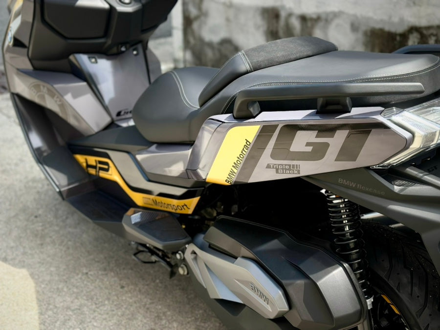 BMW C400GT Custom Vinyl Graphic Decal Kit (4-5.Triple Black)